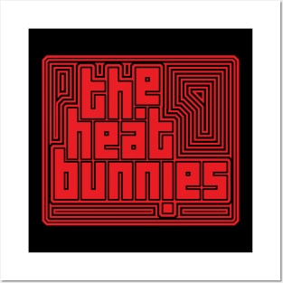 Red Heatbunnies Box Ripple Logo T-Shirt Posters and Art